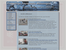 Tablet Screenshot of feuerwehr-moessingen.de